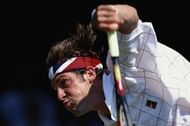 Greg Rusedski's flag band